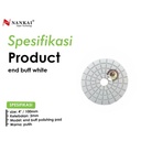 Dongsing Alas Pembersih Lantai Buff Polishing Pad 4"
