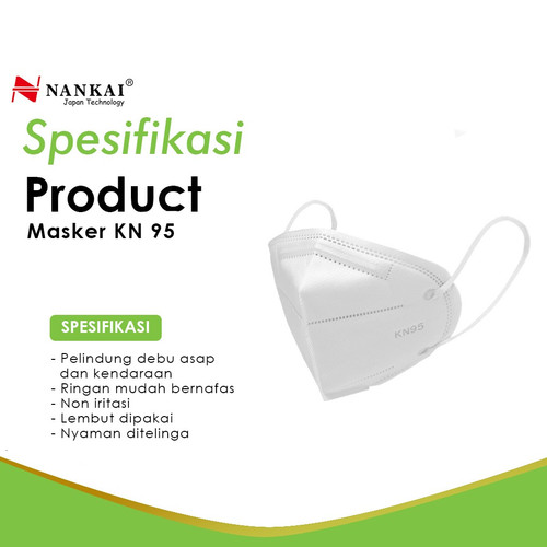 Masker KN95 Isi (10 Pcs) Nankai