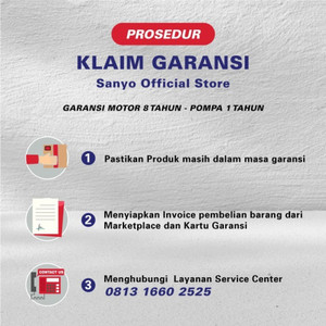 SANYO Mesin Pompa Air Jetpump Otomatis Made in Japan - PD-H405JP