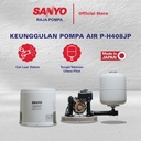 SANYO Mesin Pompa Air Sumur Dangkal Otomatis Made in JAPAN - P-H408JP