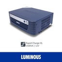 LUMINOUS paket Inverter Rapid Charge XL 1500VA 12V + baterai 100ah