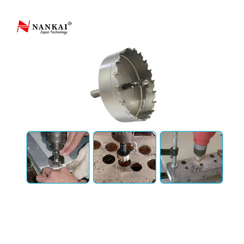 Nankai Mata Bor Holesaw Baja TCT 90 mm