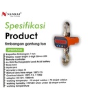 Nankai Timbangan Gantung Digital 1 Ton