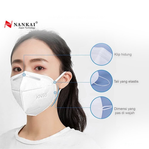 Masker KN95 Isi (10 Pcs) Nankai
