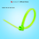 Kabel Ties Hijau ukuran 20 cm - isi 100 pcs Nankai