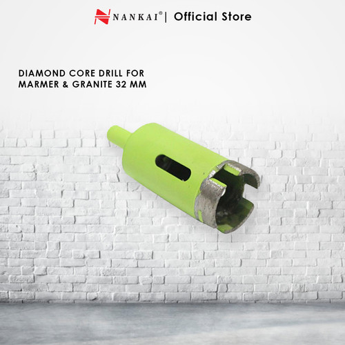 Nankai Diamond Core Drill 32mm / Mata Bor Batu Marmer Granite