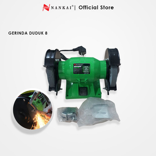 Nankai Mesin Gerinda / Gurinda Duduk / Bench Grinder 8"