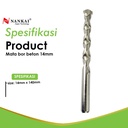 Mata Bor Joran Drill Beton / Joran Drill Tembok 14 mm Nankai