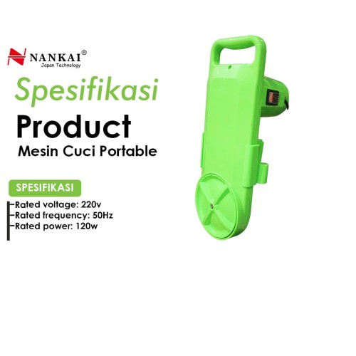 Mesin Cuci Portable Nankai