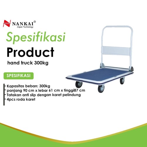 Hand Truck / Troli Lipat Barang 300 Kg Nankai