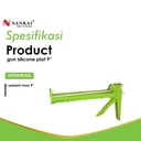 Nankai Silicone Gun / Caulking Gun / Sealant Plat 9"