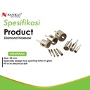 Nankai Mata Bor Pembolong Kaca / Diamond Holesaw 24mm
