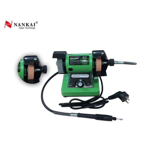 Nankai Mesin Gerinda / Gurinda Duduk Mini / Mini Bench Grinder 3"