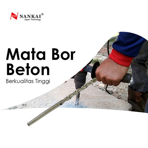 Mata Bor Joran Drill Beton / Joran Drill Tembok 10 mm Nankai