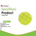 Busa Poles Kendaraan / Foam Pad 7" ( isi 2 pcs) Nankai