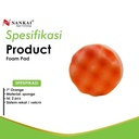 Busa Poles Kendaraan / Foam Pad 7" ( isi 2 pcs) Nankai