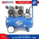 HL Mesin Kompressor Angin / Compressor HL 2HP 50L Oilless HI-S250