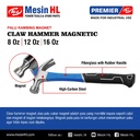 HL Palu Kambing Magnet / Claw Hammer Magnetic HL Premier
