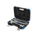 HL Kunci Shock Set Ratchet 72T Handle Set HL Premier 1/2" 24PCS HL72T24