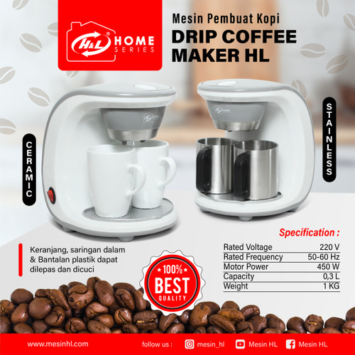 HL Mesin Kopi Listrik / Drip Coffee Maker