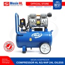 HL Mesin Kompresor Angin N3/4HP 24 Liter Oilless