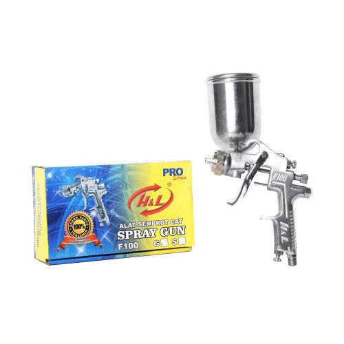 HL Spray Gun F100G PRO + Tabung Atas