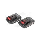 HL 912 Mesin Bor Baterai Cordless Drill BOXSET - 2 Baterai 18V