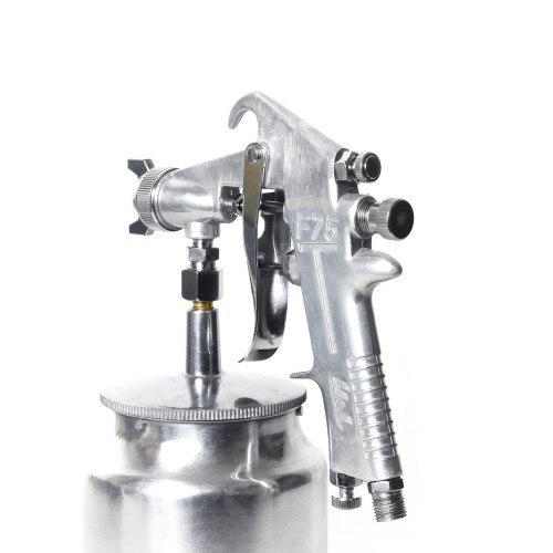 HL Spray Gun F75S PRO + Tabung Bawah