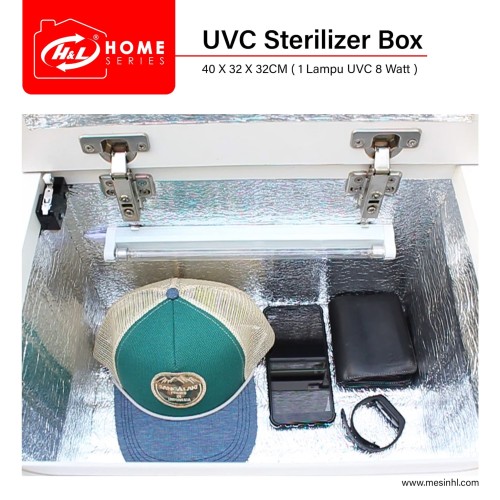 Sterilizer Box UV H&L Home Series - 1 Lampu @8 Watt