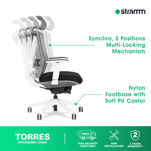 Kursi Kantor Ergonomis Stramm Torres