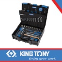 112PC COMBINATION TOOL BOX SET 1/4" & 1/2"DR - KING TONY 9052-002MRV