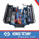 132PC CANTILEVER TOOL BOX SET METRIC & IMPERIAL - KING TONY 9A05-132CR