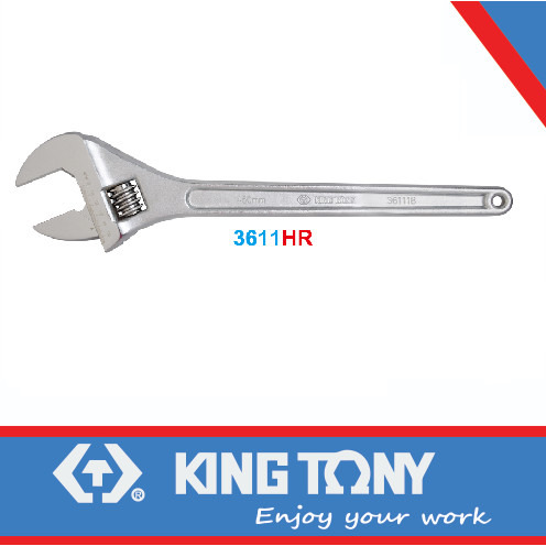 ADJUSTABLE WRENCH / KUNCI INGGRIS 15" CHROME FINISH (375MM) - 3611-15H