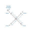WHEEL NUT WRENCH 17X19X21X22 MM 19911722