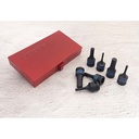 7PC.1/2"DR.IMPACT HEX BIT SOCKET SET METRIC BLACK -4407MP