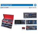 74PC TOOL CHEST SET 3 DRAWER - KING TONY 901-073MR