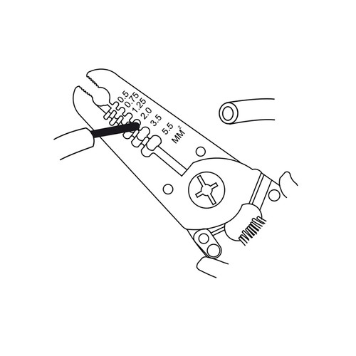 WIRE STRIPPER+CUTTER 6" - KING TONY 6741-06