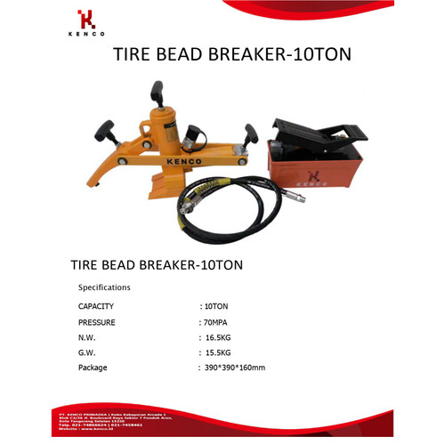 TIRE BEAD BREAKER ONE HOOK (UNIT ONLY) - KENCO
