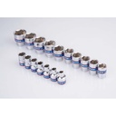 23PC SOCKET SET 3/8"DR 6PT METRIC CHROME - KING TONY 3523MRV10