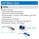 AIR BLOW GUN 4" - KING TONY 79900-04