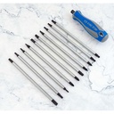 Obeng Set Dua Arah 11Pc- TWO WAY SCREWDRIVER SET -KING TONY 032518MR01
