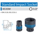 KUNCI SOK MURAH 1/2"DR.IMPACT SOCKET 30mm 6PT KING TONY 0453530M