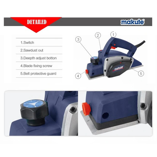 PLANER 600W MAKUTE - ELECTRIC POWER TOOLS - EP003