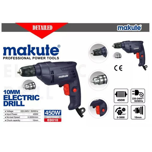 DRILL 450W MAKUTE - ELECTRIC POWER TOOLS - ED010
