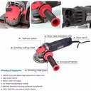 GERINDA TANGAN - ANGLE GRINDER 1000W MAKUTE - ELECTRIC POWER - AG008-A