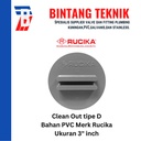 Clean Out / Tutup Septic Tank PVC Rucika 3" inch D (Tipis)