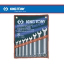 KUNCI RING PAS MURAH 8PC COMBINATION WRENCH SET METRC KINGTONY 01208MR