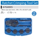 RATCHET CRIMPING MURAH 5PC INTERCHANGEABLE - KING TONY - 067G0005