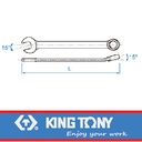 KUNCI RING PAS 1-1/4" - COMBINATION WRENCH 1-1/4" - KING TONY 05060-40
