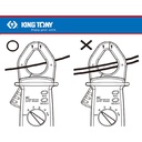 TANG AMPERE MURAH - DIGITAL CLAMP METER - KING TONY - 09DM2351